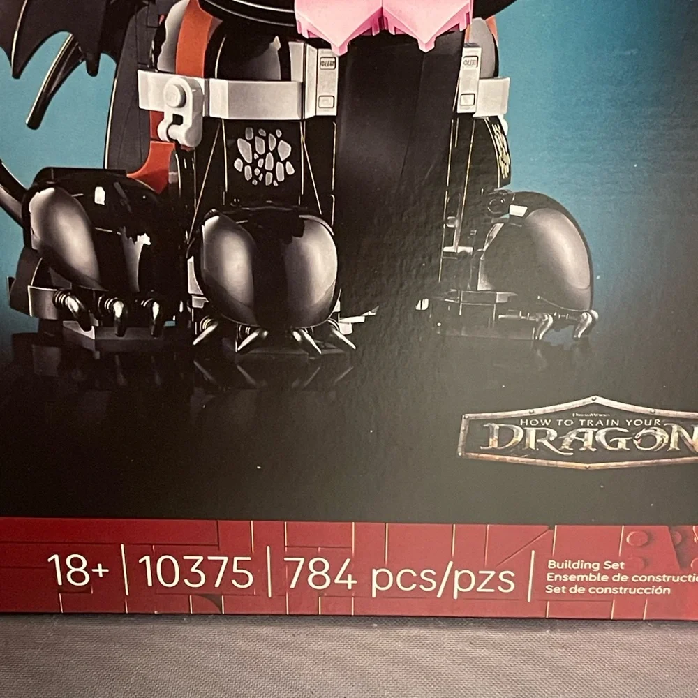LEGO How to Train Toothless Dragon 10375 784Pcs 18+ NIB Sealed